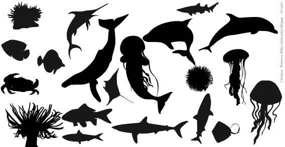 Fish Silhouette Vector Free Download Fish Silhouette Vector Free Download