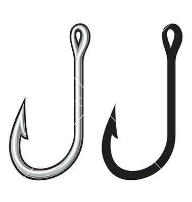 Fishing Hook Vector Art