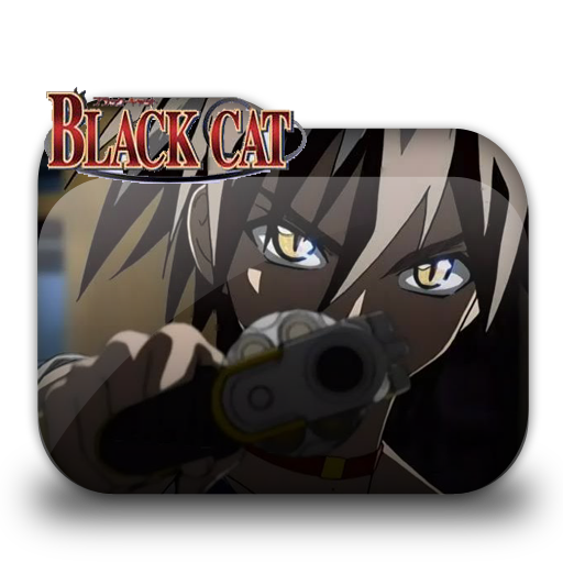 Folder Icons Black Cat