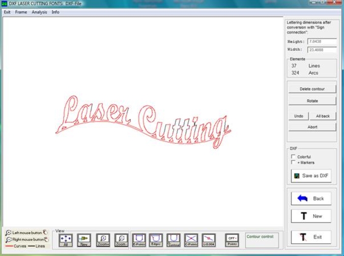 Free Font Download DXF for Laser