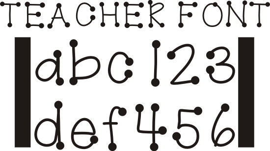 Free Fonts with Dots On Letters Free Fonts with Dots On Letters