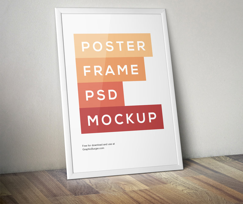 Free Photo Frame PSD Mockup
