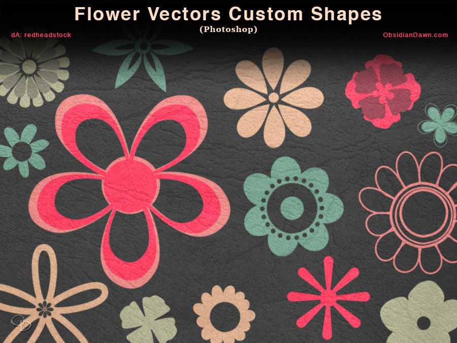 Free Photoshop Custom Shapes Vector