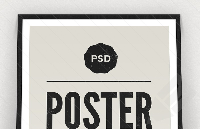 Free Psd Poster Mockup Template Free Psd Poster Mockup Template