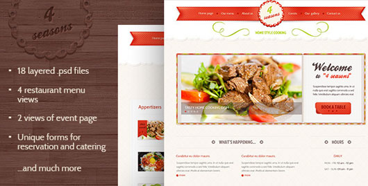 Free Restaurant Menu Design Templates