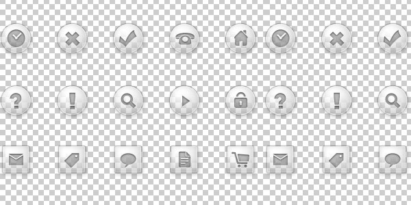 9 Transparent Web Icons Images