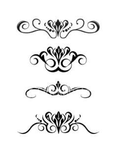 Free Vector Art Scrolls Black