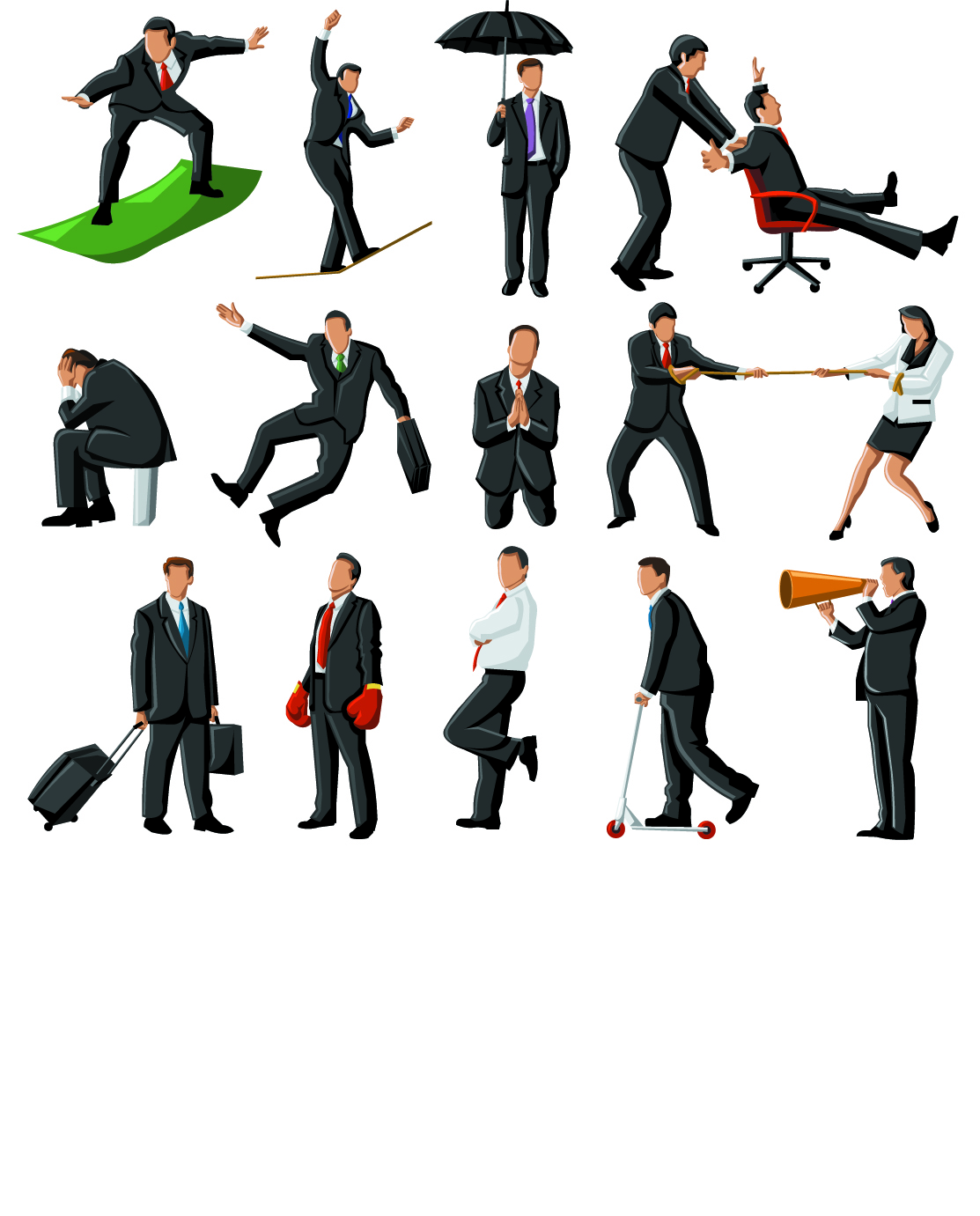 Free Vector Business People Free Vector Business People