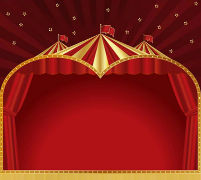 Free Vector Circus Tent Background