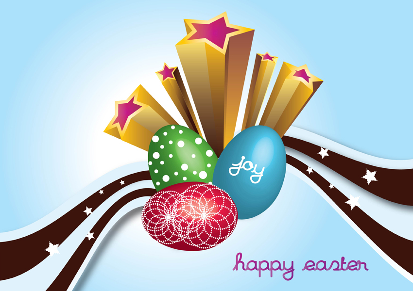 Free Vector Easter Eggs Free Vector Easter Eggs