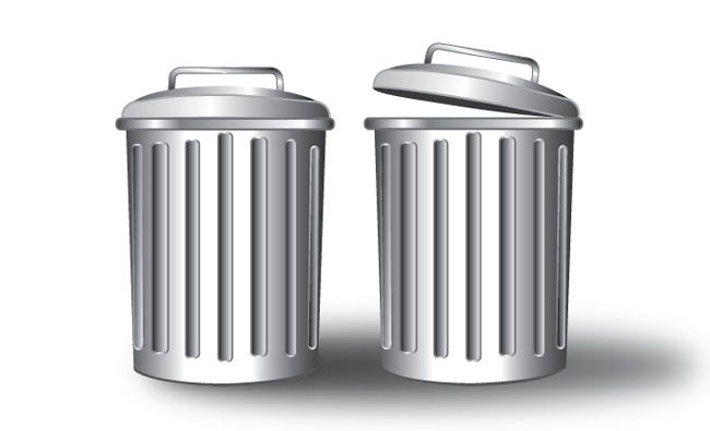 Free Vector Trash Can