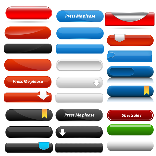 Free Vector Web Buttons