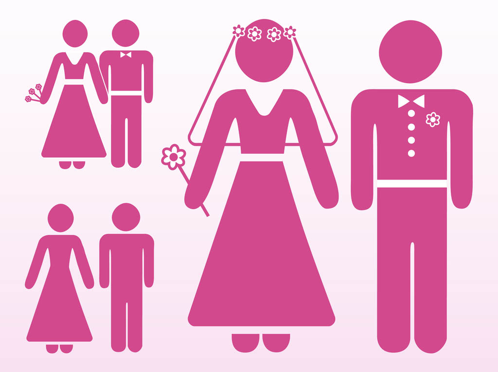 Free Vector Wedding Icons