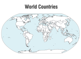 Free Vector World Map Countries