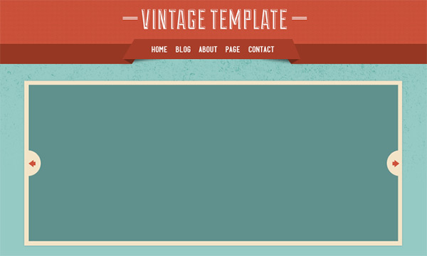 Free Vintage Website Templates