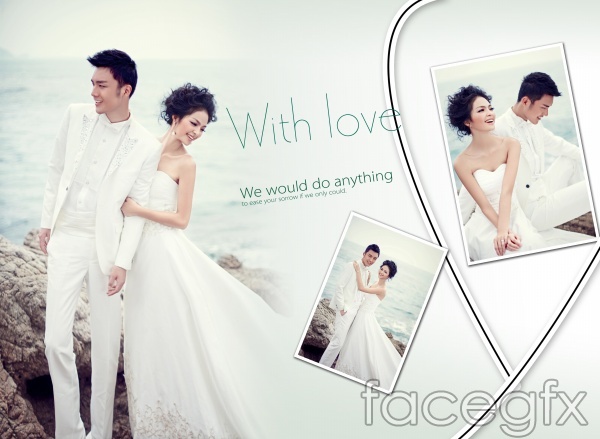 7 Photos of Wedding PSD Photoshop Design