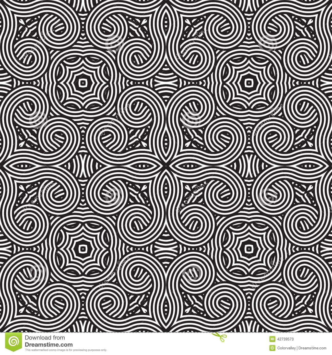 Geometric Seamless Pattern Vector