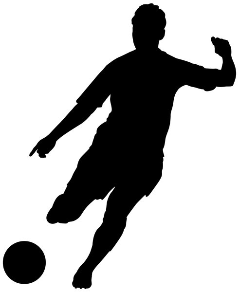 Girl Soccer Player Silhouette Free