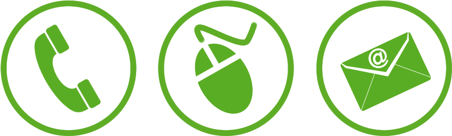 Green Phone Icon Email Green Phone Icon Email