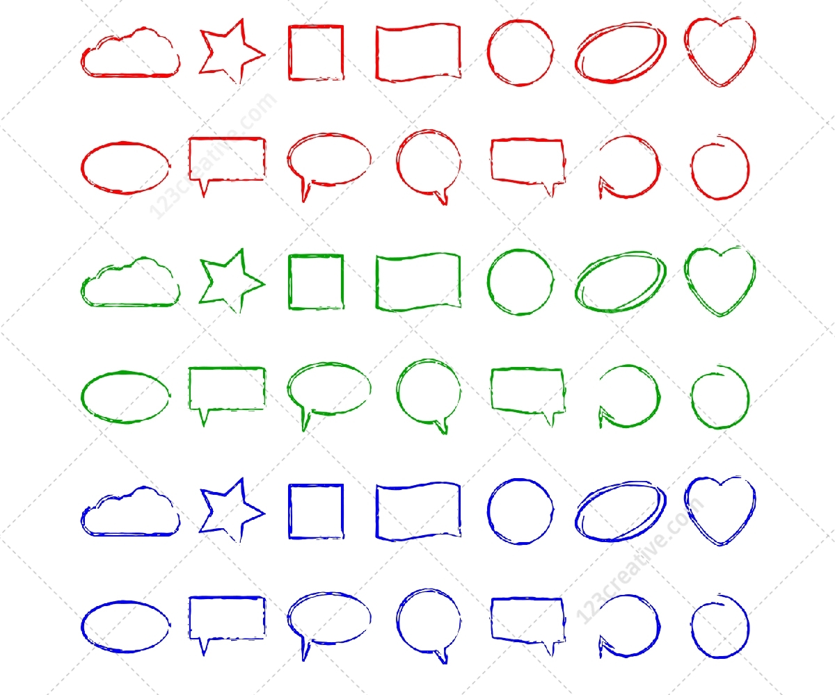 Hand Drawn Vector Shapes