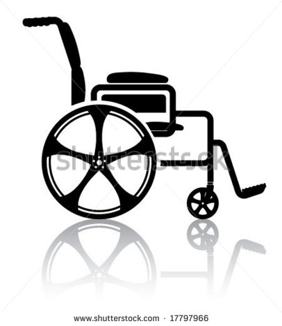 Icon Wheelchair Vector