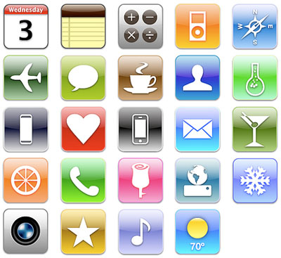 iPhone App Icons iPhone App Icons