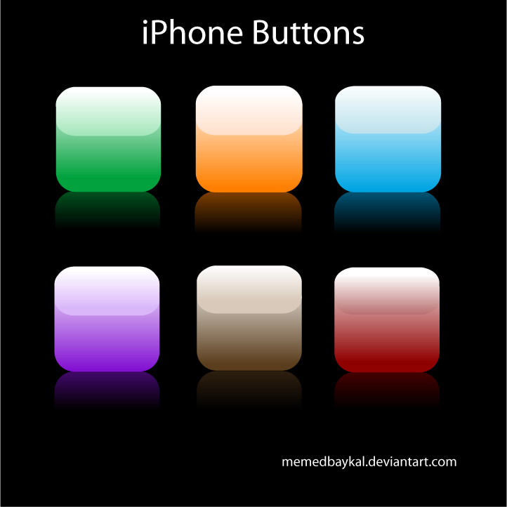 iPhone Button Icon iPhone Button Icon