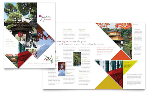 Japan Travel Brochure Template Japan Travel Brochure Template