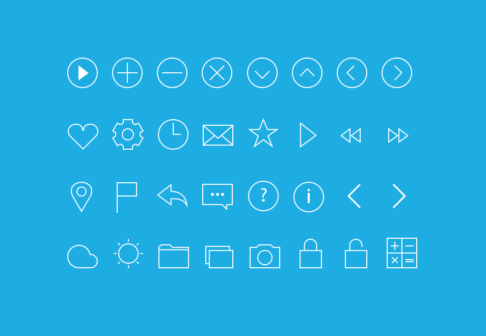 Line Icon PSD Line Icon PSD