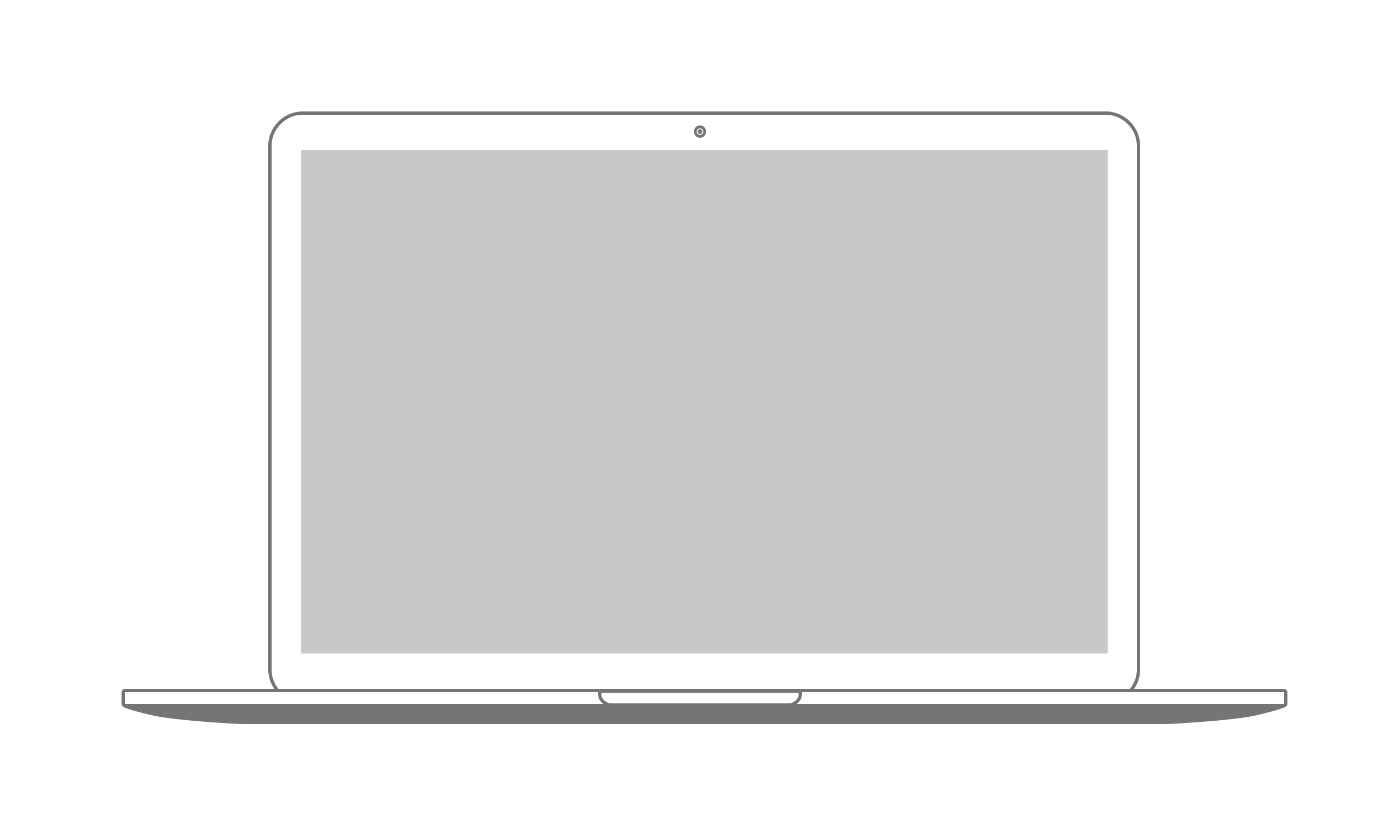 MacBook Air Mockup Template