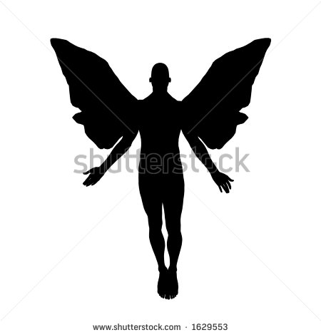 Male Angel Silhouette