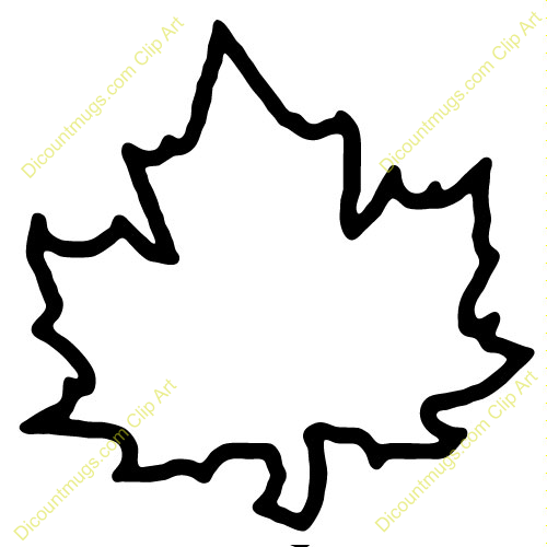 Maple Leaf Outline Clip Art