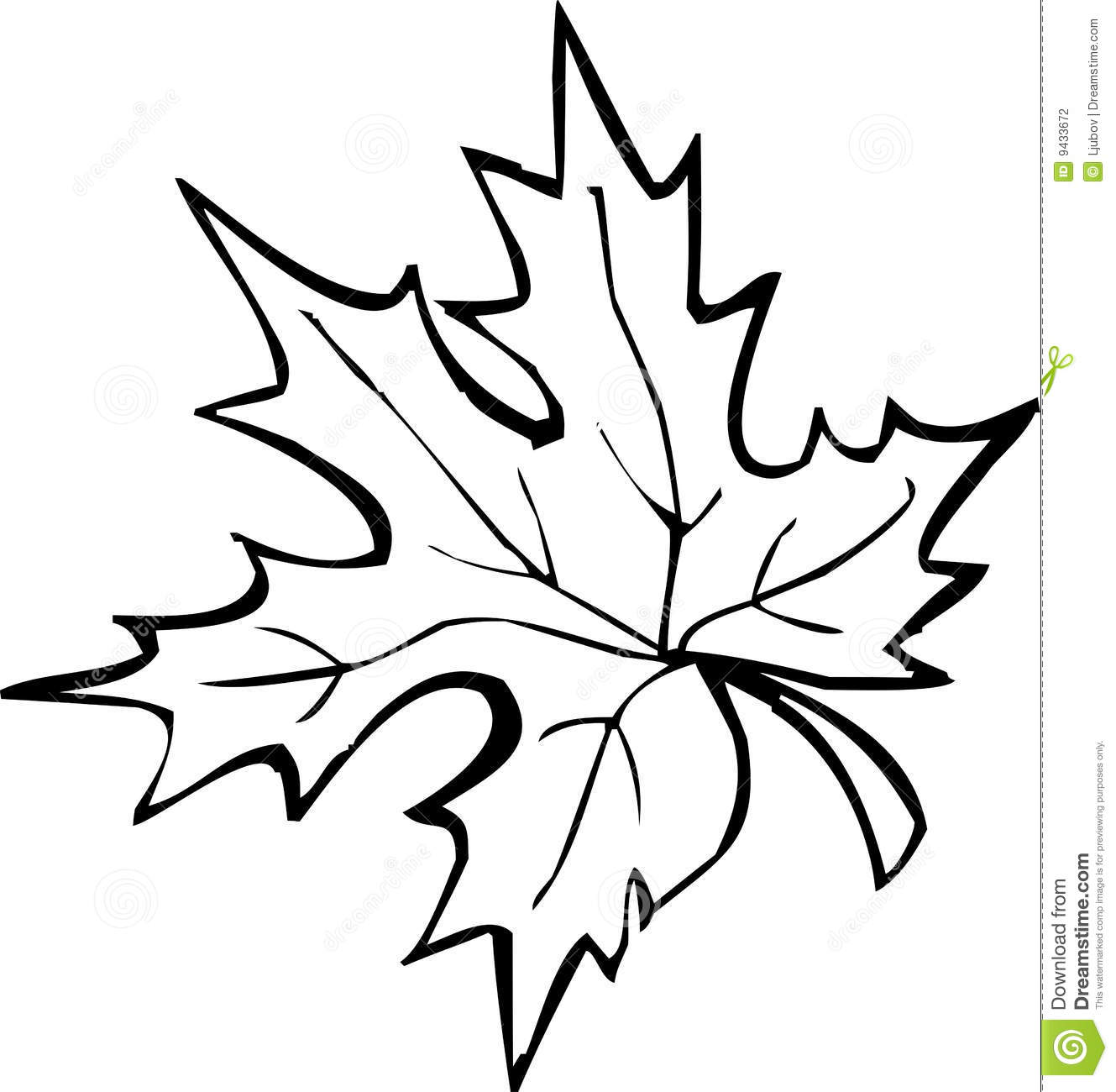 Maple Leaves Black and White Maple Leaves Black and White