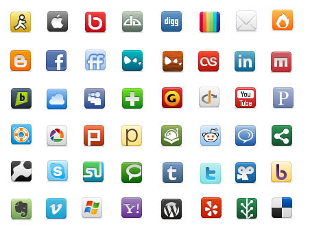 Media Social Network Icons Media Social Network Icons