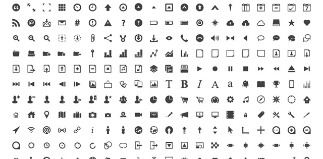 Modern Free Number Icons PNG