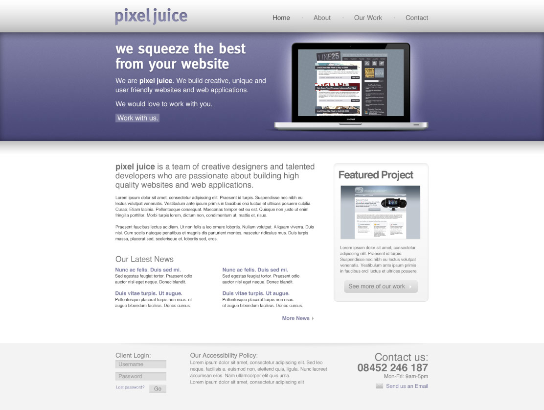 Modern Website Layout Designs