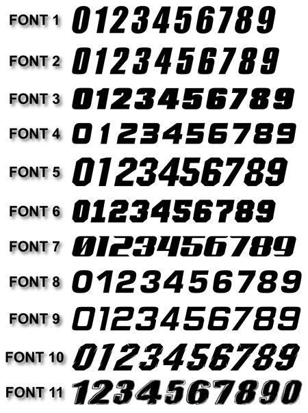 mx jersey fonts