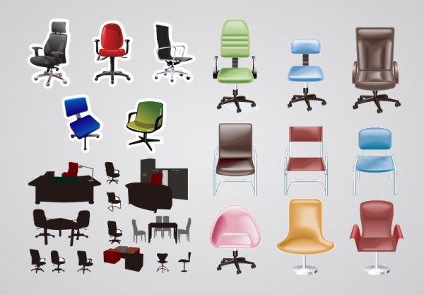 19 Photoshop PSD Office Chair Images - Office Computer 