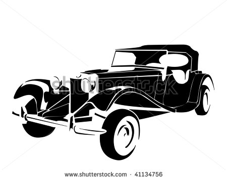 Old Stock Car Clip Art