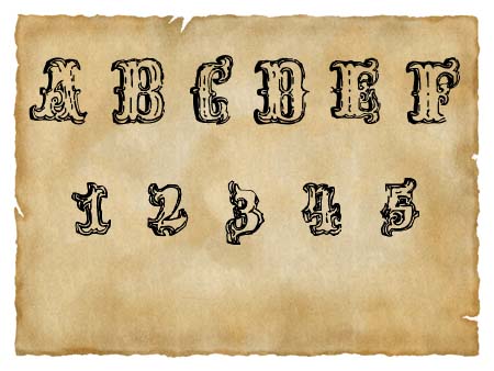 Old Western Style Fonts Free