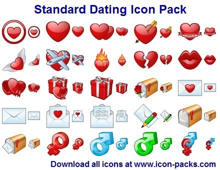 Online Dating Icons