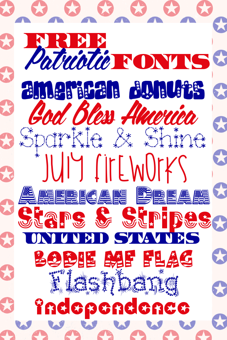 Patriotic Font Free Downloads