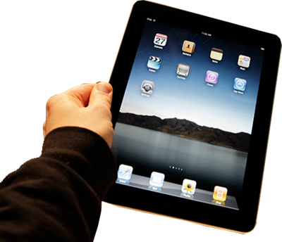 Person Holding iPad