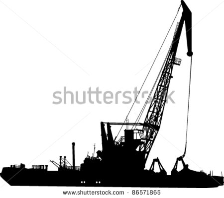 Port Crane Silhouette