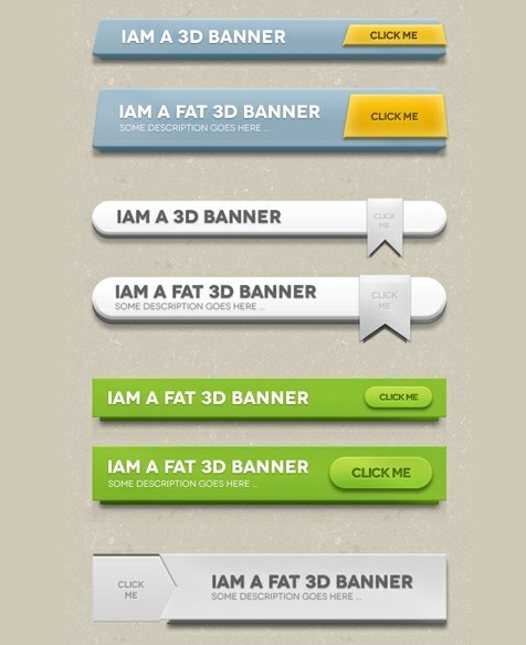 PSD Banners Free Download