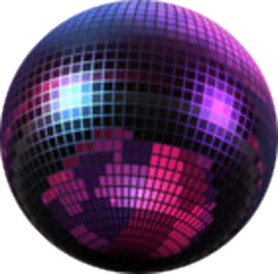 Purple Disco Ball