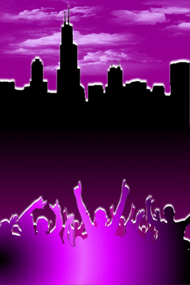 Purple Flyer Background Free