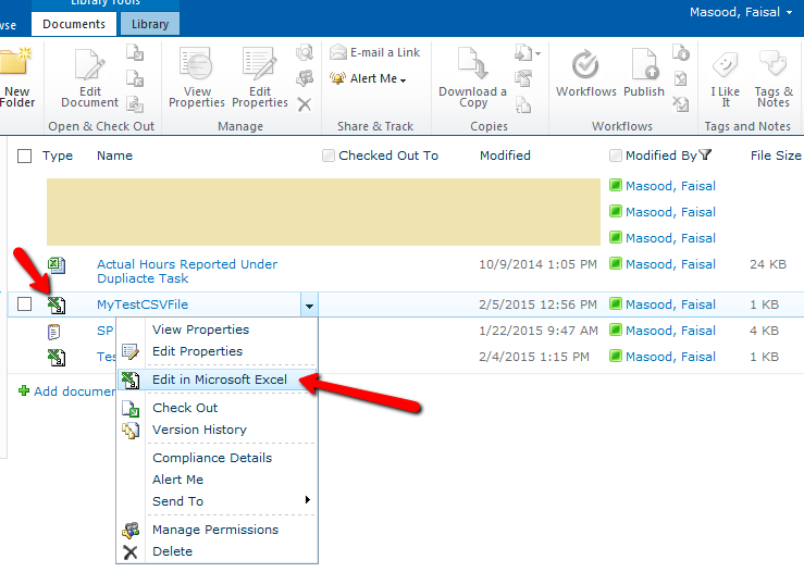 SharePoint File Type Icons