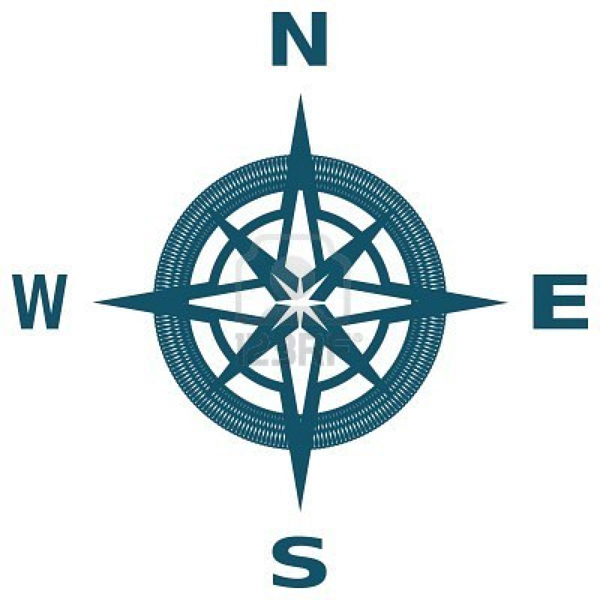 Simple Compass Rose Clip Art Simple Compass Rose Clip Art