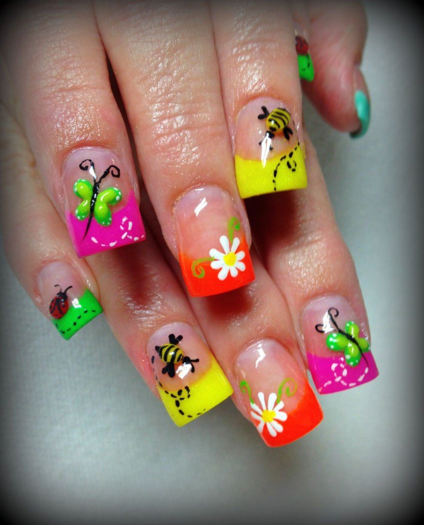 Spring Summer Nail Art Design